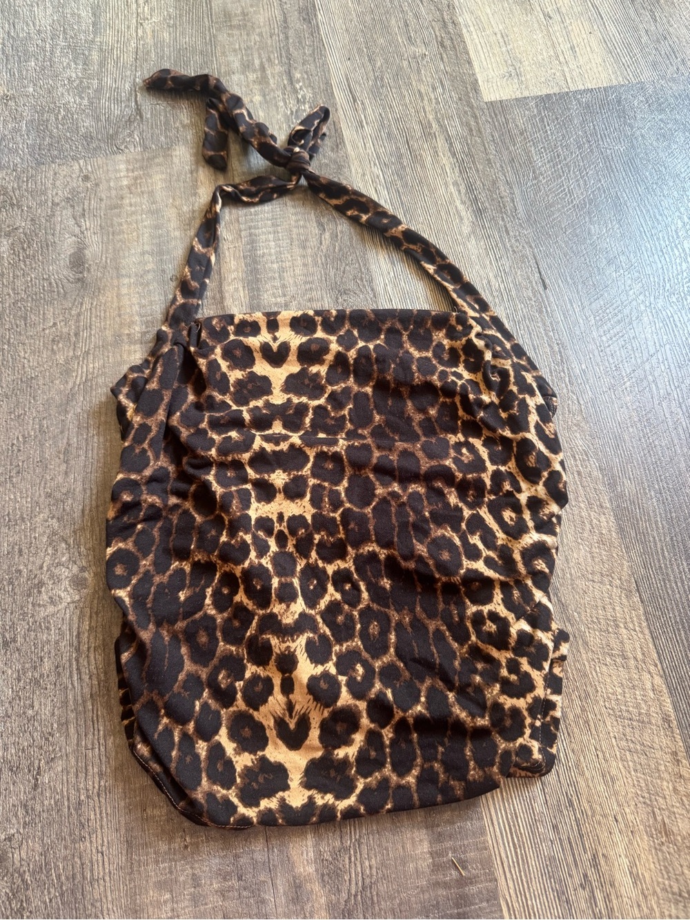 Leopard Print Halter Top